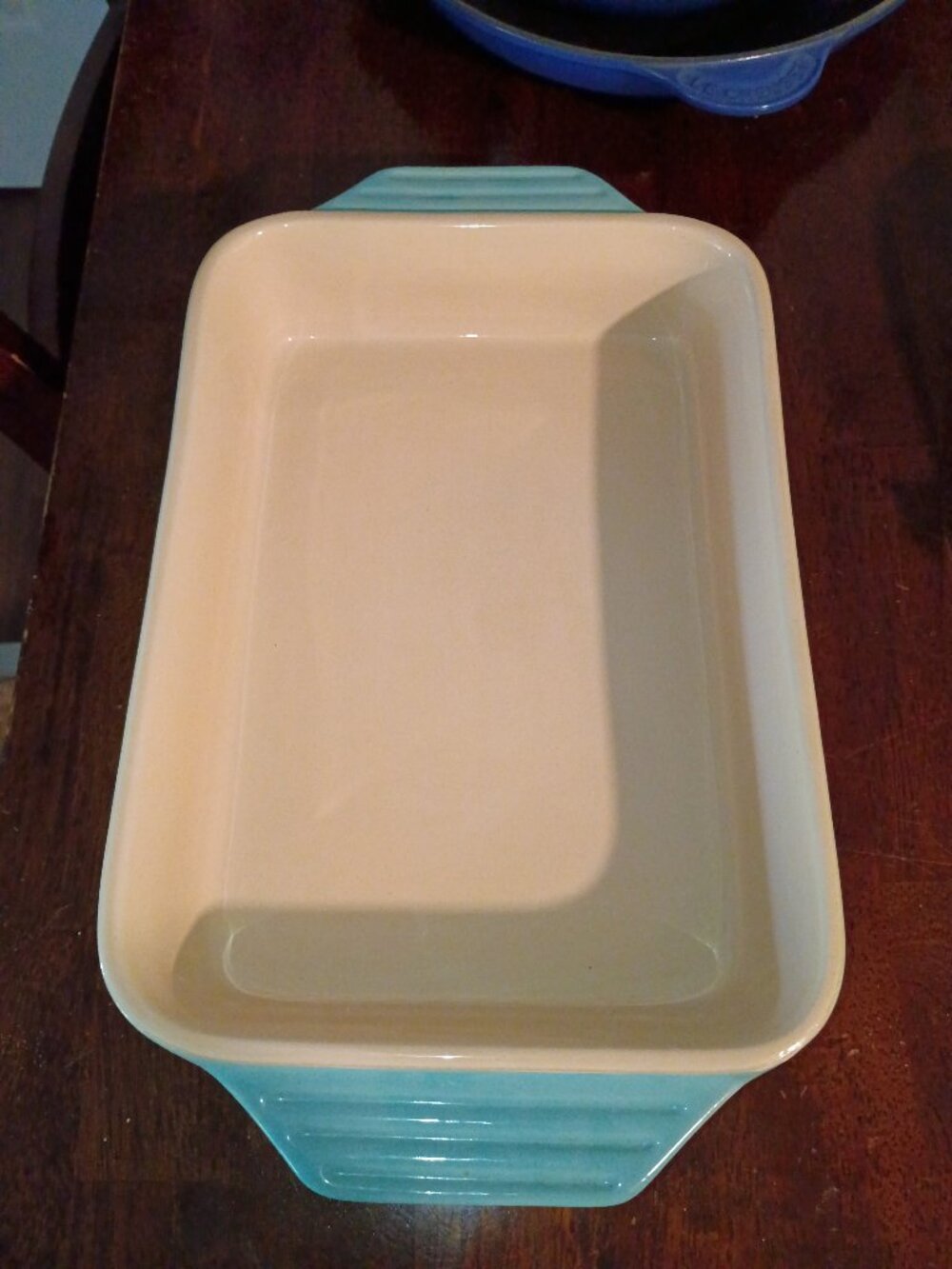 Le Creuset Turquoise Caribbean Stoneware Rectangular Baker Casserole Dish 13x9